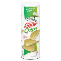 Sensible Portions Garden Veggie Chips Potato Crisps, Sour Cream & Onion, 5 Ounce