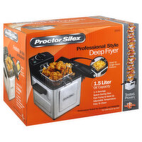 Proctor Silex Deep Fryer, Professional Style, 1.5 Liter Oil Capacity, 1 Each