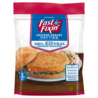 Fast Fixin Fully Cooked Breaded Chicken Breast Pattie, 22.5 Ounce