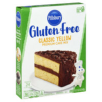 Pillsbury Cake Mix, Premium, Gluten Free, Classic Yellow, 17 Ounce