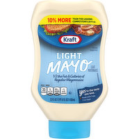 Kraft Mayonnaise, Light, 22 Fluid ounce