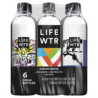 Life Wtr Water, Purified, 6 Each