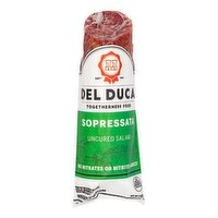 Del Duca Sopressata Chub, 7 Ounce