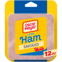 Oscar Mayer Lean Smoked Ham Sliced Lunch Meat with Water Added, 12 Ounce