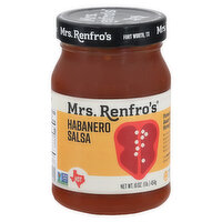 Mrs. Renfro's Salsa, Habanero, Hot, 16 Ounce