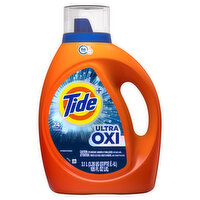 Tide Ultra Oxi Liquid Laundry Detergent, 74 loads, 105 fl oz, HE Compatible, 105 Fluid ounce