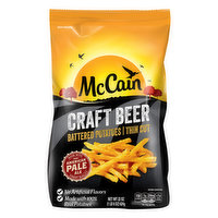 McCain Battered Potatoes, Craft Beer, Thin Cut, 22 Ounce