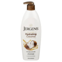 Jergens Moisturizer, Hydrating Coconut, Oil-Infused, 16.8 Ounce