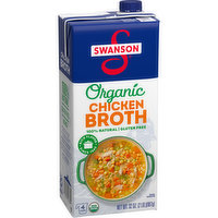 Swanson® Organic 100% Natural Chicken Broth, 32 Ounce