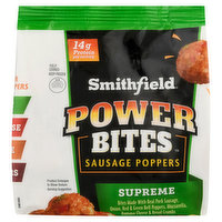 Smithfield Power Bites Sausage Poppers, Supreme, 12 Ounce