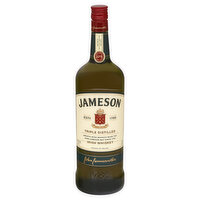 Jameson Whiskey, Irish, Triple Distilled, 1 Litre