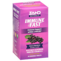 Zand Immune Fast, Sweet Elderberry, Tablets, 30 Each
