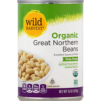 Wild Harvest Great Northern Beans, Organic, 15 Ounce