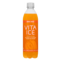 Vita Ice Sparkling Water, Orange Mango, 17 Ounce