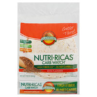 Guerrero Nutri-Ricas Flour Tortillas, With Flaxseed, Carb Watch, 8 Each