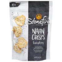 Stonefire Naan Crisps, Everything, 6 Ounce