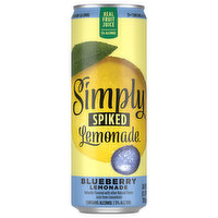 Simply Spiked Beer, Blueberry Lemonade, 24 Fluid ounce