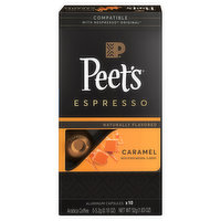 Peet's Coffee Coffee, Arabica, Espresso, Caramel, Aluminum Capsules, 10 Each