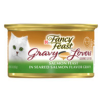 Fancy Feast Gravy Lovers Gravy Wet Cat Food, Gravy Lovers Salmon Feast in Seared Salmon Flavor Gravy, 3 Ounce