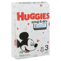 Huggies Diapers, 3 (16-28 lb), Disney Baby, 31 Each