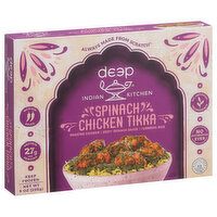 Deep Indian Kitchen Spinach Chicken Tikka, 9 Ounce