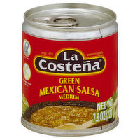 La Costena Salsa, Green Mexican, Medium, 7.8 Ounce