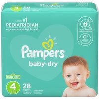 Pampers Baby Dry Size 4, 28 Each