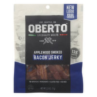 Oberto Bacon Jerky, Applewood Smoked, 2.5 Ounce