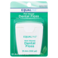 Equaline Dental Floss, Mint, Waxed, 1 Each