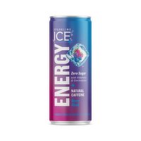 Sparkling Ice Sparkling Ice +Energy Berry Blast 12oz Can, 12 Fluid ounce