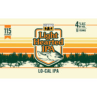 Bell's Beer, Lo-Cal IPA, Light Hearted Ale, 6 Each