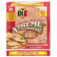 La Banderita Xtreme Wellness Tortilla Wraps, 100% Whole Wheat, 8 Each