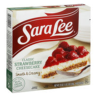 Sara Lee Cheesecake, Strawberry, Classic, 19 Ounce