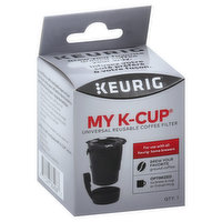 Keurig My K-Cup Coffee Filter, Reusable, Universal, 1 Each