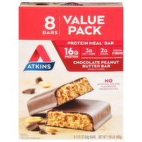 Atkins Protein Meal Bar, Chocolate Peanut Butter, Value Pack, 8 Each