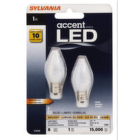 Sylvania LED C7 1 Watt Nightlight Bulbs 2 Pack, 1 Each