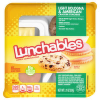 Lunchables Lunch Combinations, Light Bologna & American Cracker Stackers, 3.1 Ounce