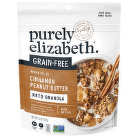 Purely Elizabeth Granola, Grain Free, Keto, Cinnamon Peanut Butter, Recipe No. 13, 8 Ounce