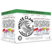 White Claw Hard Seltzer Hard Seltzer, Variety Pack, 12 Each