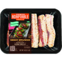 Adaptable Meals Applewood Smoked Pork Belly, 16 Ounce
