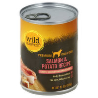 Wild Harvest Dog Food, Premium, Salmon & Potato Recipe, 13.2 Ounce
