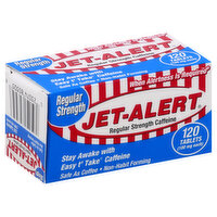 Jet Alert Caffeine, Regular Strength, 100 mg, Tablets, 120 Each