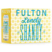 Fulton Blonde Ale, Lonely Shandy, 12 Pack Cans, 144 Fluid ounce
