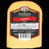 King's Choice Gouda Wedge, Red Wax, 8 Ounce