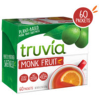 Truvia Calorie-Free Sweetener from the Monk Fruit Packets, 60-Count (4.23 oz Carton), 60 Each