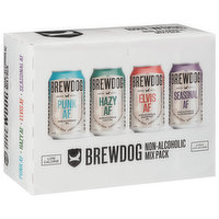 BrewDog Beer, Non-Alcoholic, Mix Pack, 12 Each