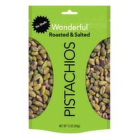 Wonderful Pistachios, No Shells, Roasted & Salted, 12 Ounce