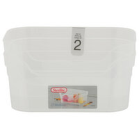 Sterilite Craft Storage Container, Clear, 2 Each