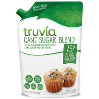 Truvia Cane Sugar Blend, Mix of Stevia Sweetener and Cane Sugar (24 oz Bag), 24 Ounce