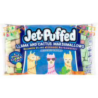 Jet-Puffed Lemon, Lime, Orange & Strawberry Llama & Cactus Shaped Marshmallows, 7 Ounce